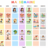 Le semainier pour enfants