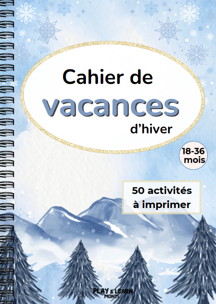 Cahier de vacances Hiver -18-36 mois