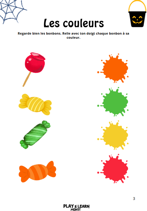 Cahier de vacances Halloween 2-3 ans