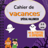 Cahier de vacances Halloween 2-3 ans