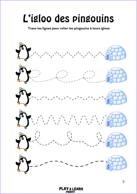 hiver 4 Cahier de vacances d'hiver 3-5 ans