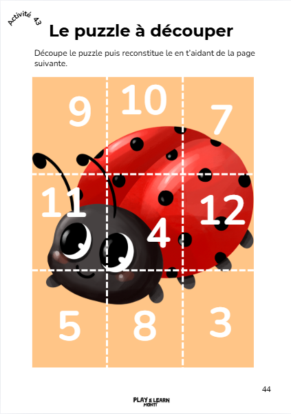 Cahier de vacances Pâques 4-6 ans