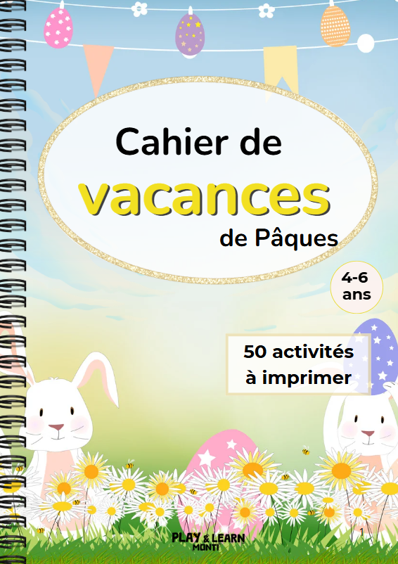 paque couv 4-6 Cahier de vacances Pâques 4-6 ans