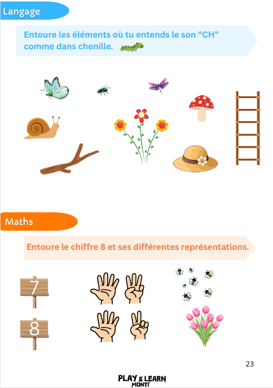 page ms vers gsss Cahier de vacances d'Été - MS vers GS
